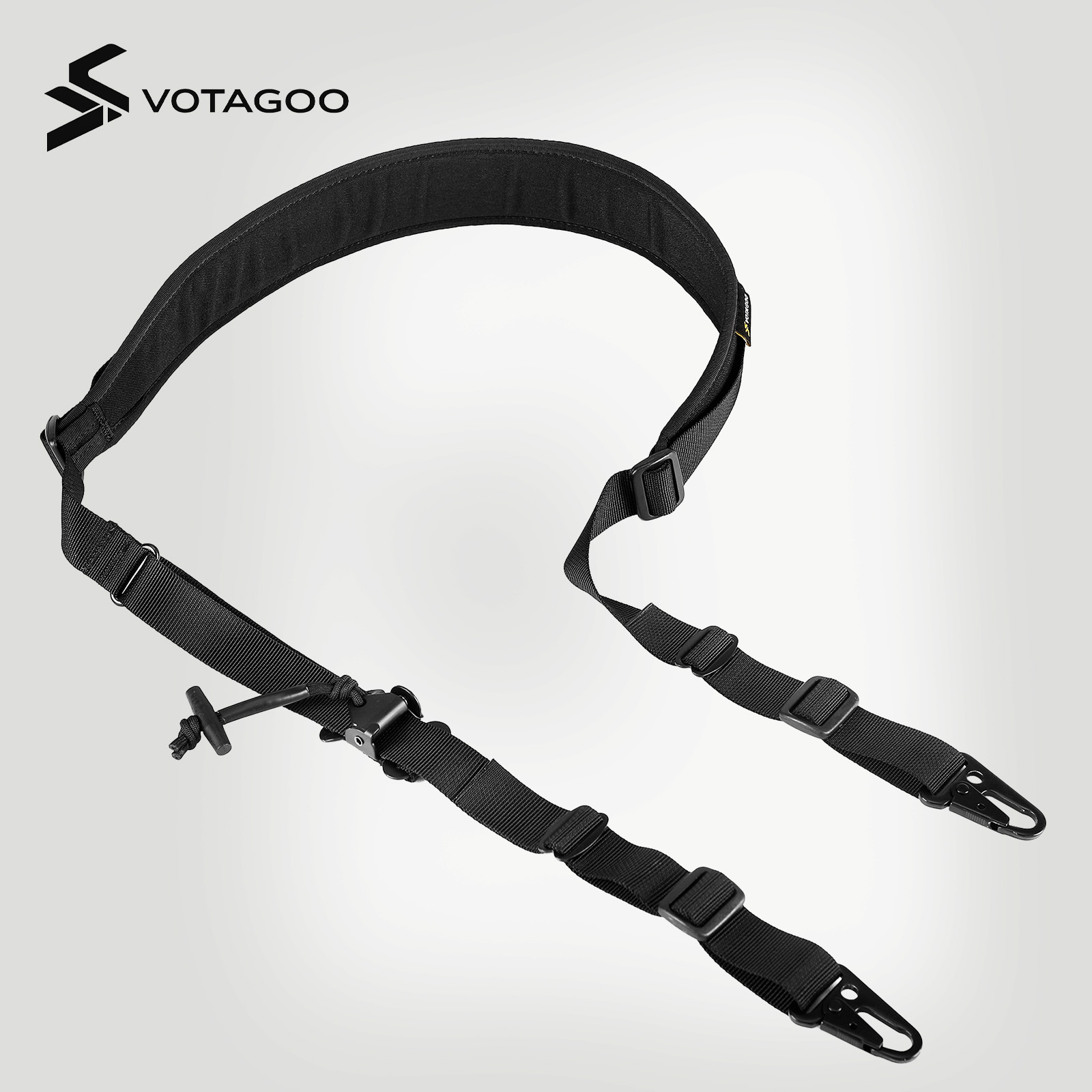 Tactical Sling 2 Point Quick Adjust Rifle - VOTAGOO Taktischer 2-Punkt-Gewehrriemen, Schnell Verstellbarer Gewehrriemen