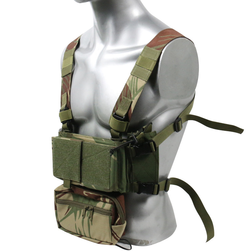 Tactical Chest Rig Modular Micro Fight - Rhodesian Brushstroke Camo Tactical Micro Fight
