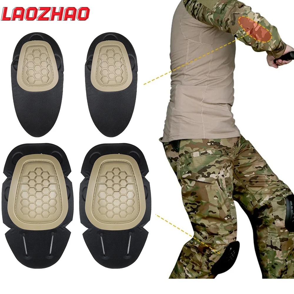 Combat Knee Pads Elbow Pads Set Military - 4 Teile/satz Militärische Taktische Knie Ellenbogen