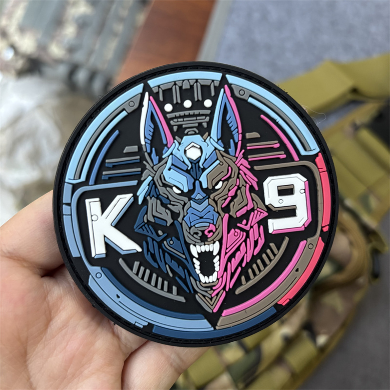 Patch Morale Tactical Military Hook Loop - Taktische K9 Hund 3D PVC Patch