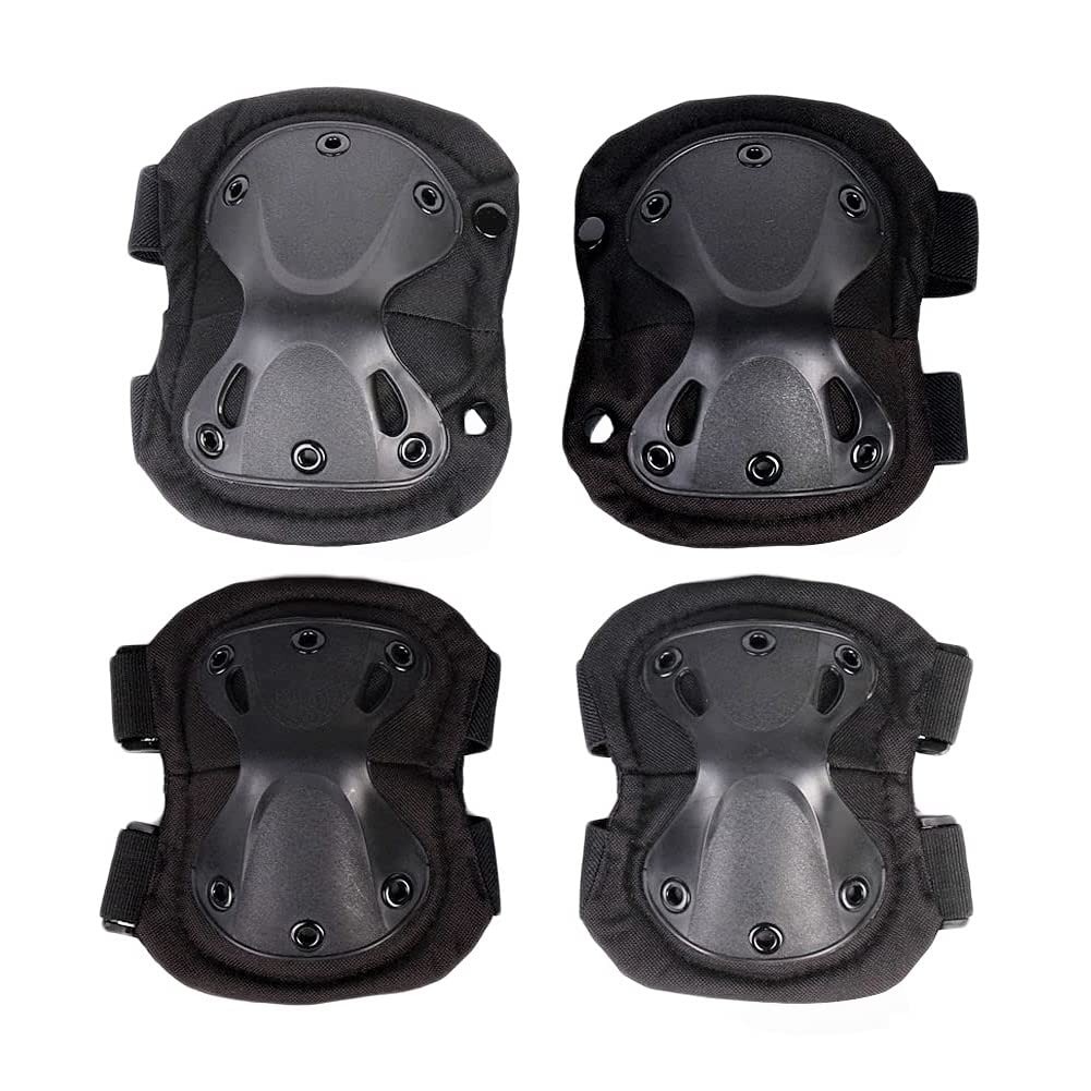 Combat Knee Pads Elbow Pads Set Military - 4-teiliges Set aus militärischen taktischen Knieschützern