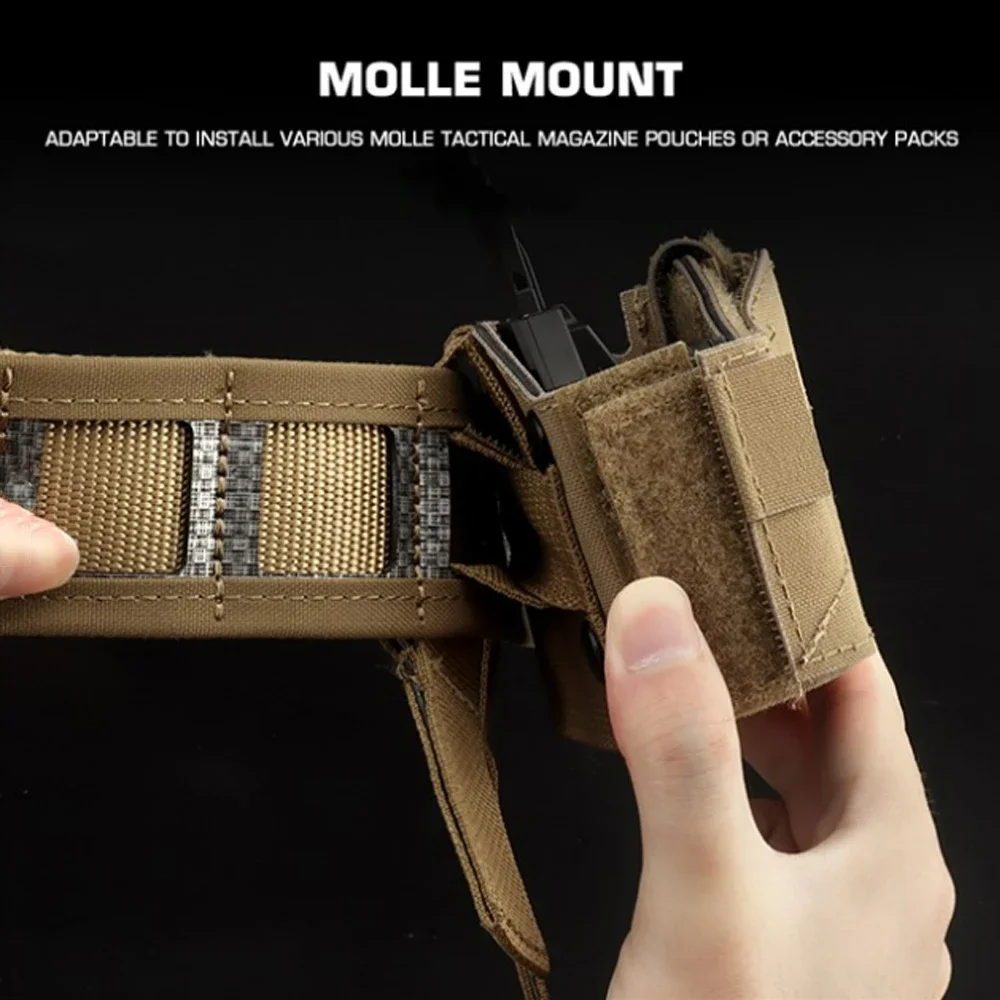 Taktischer MOLLE-Gürtel, 3-in- – Tactical Combat Belt Quick Release Buckle Bewertung und Preis