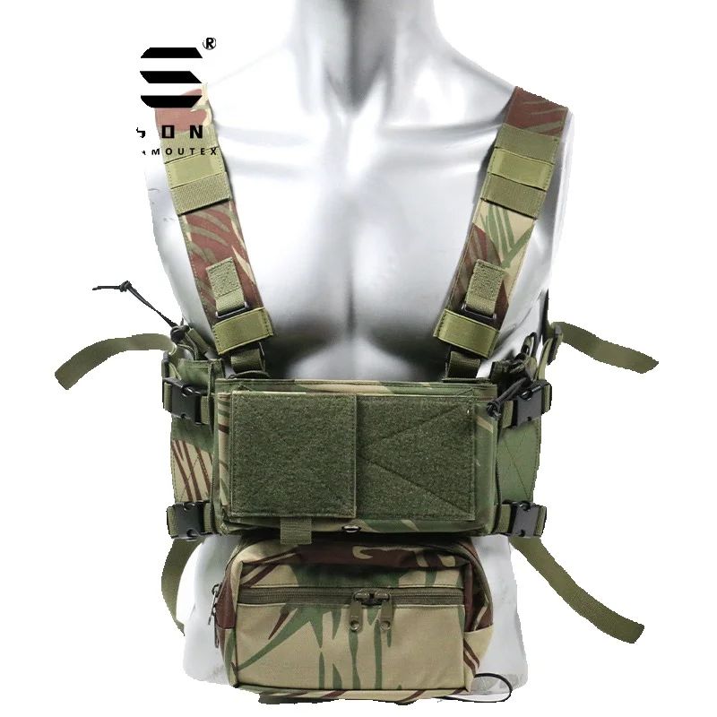 Rhodesian Brushstroke Camo Tac – Tactical Chest Rig Modular Micro Fight Bewertung und Preis