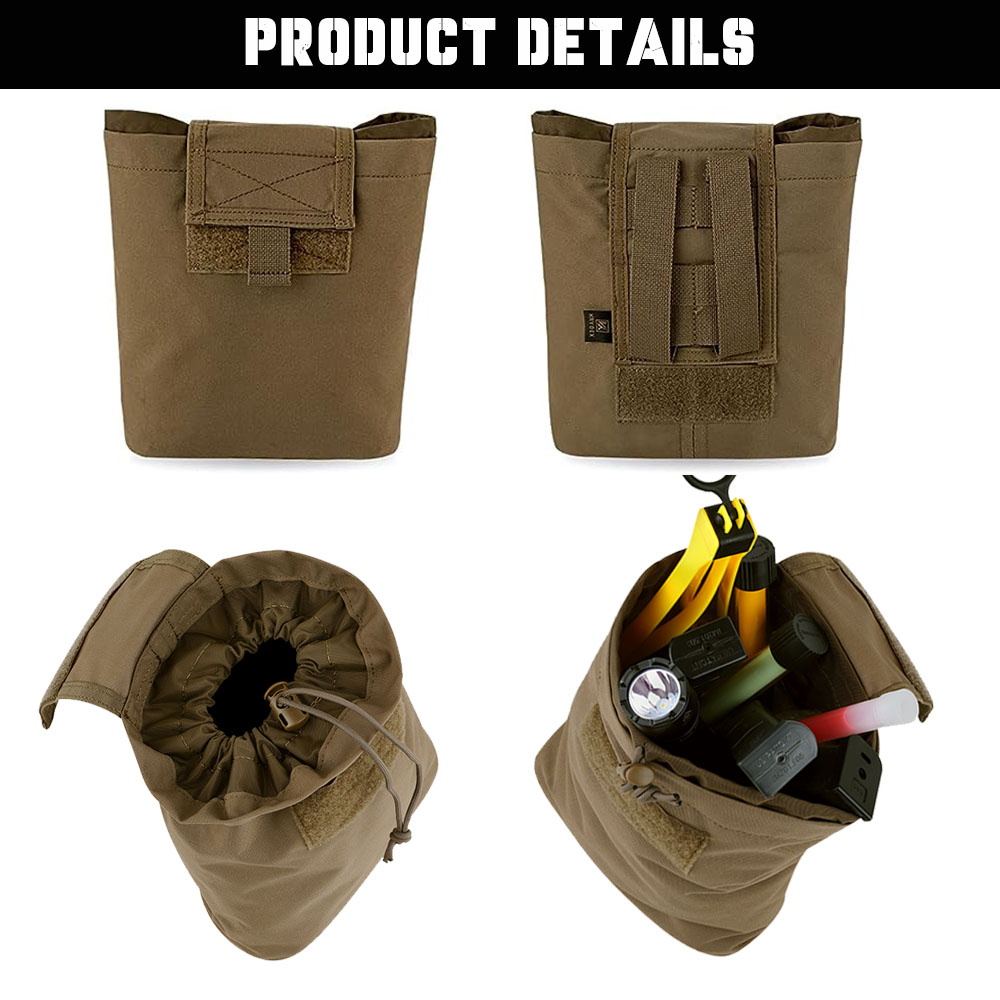 KRYDEX Taktische MOLLE Faltbar – Tactical Dump Pouch Foldable Drop Bag Bewertung und Preis
