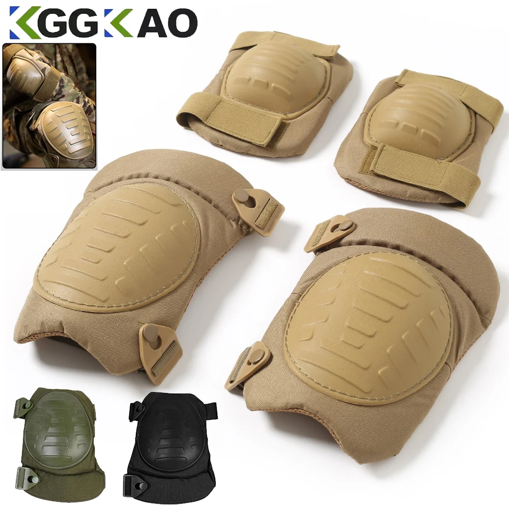 Professionelles verstellbares  – Combat Knee Pads Elbow Pads Set Military Bewertung und Preis