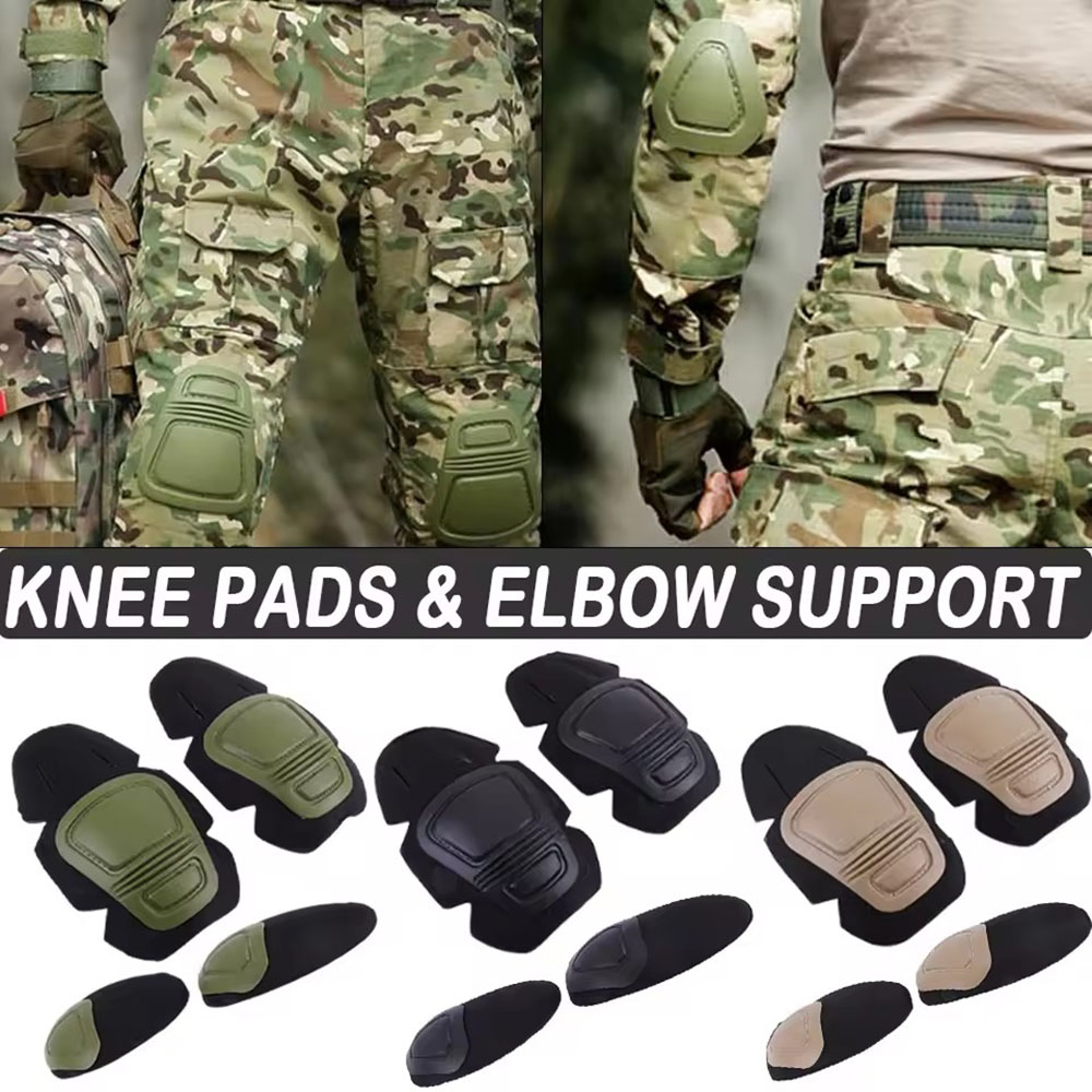 Knieschützer, Ellbogenschützer – Combat Knee Pads Elbow Pads Set Military Bewertung und Preis