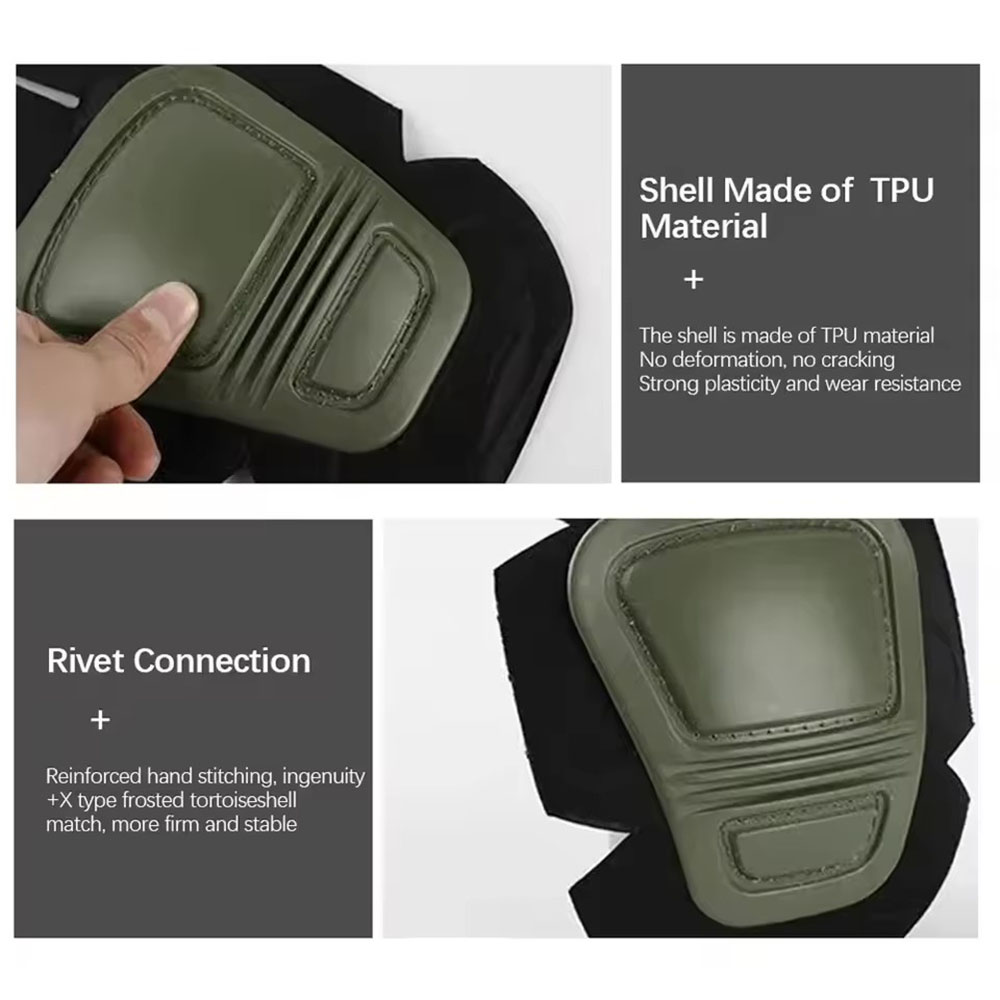 Knieschützer, Ellbogenschützer – Combat Knee Pads Elbow Pads Set Military Bewertung und Preis