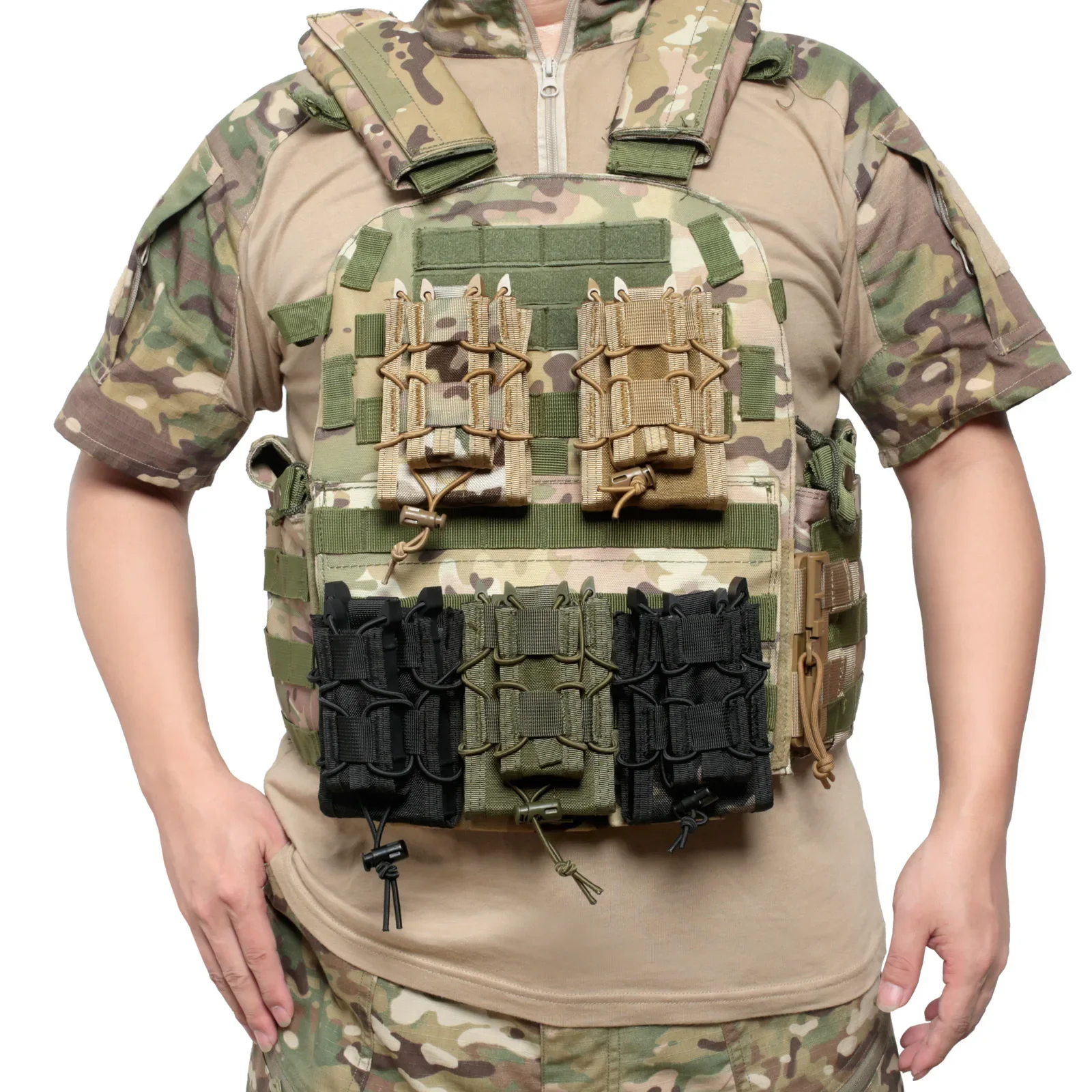 7U 5.56 9mm Molle-Magazintasch – Molle Mag Pouch Double Magazine 5.56 9Mm Bewertung und Preis